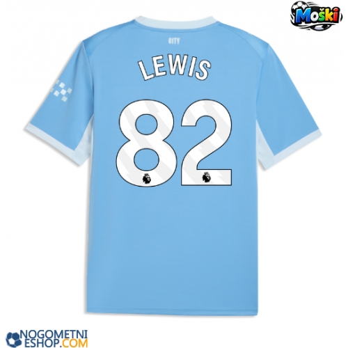 Moški Nogometni dresi Manchester City Rico Lewis #82 Domači 2026-27 Kratek Rokav